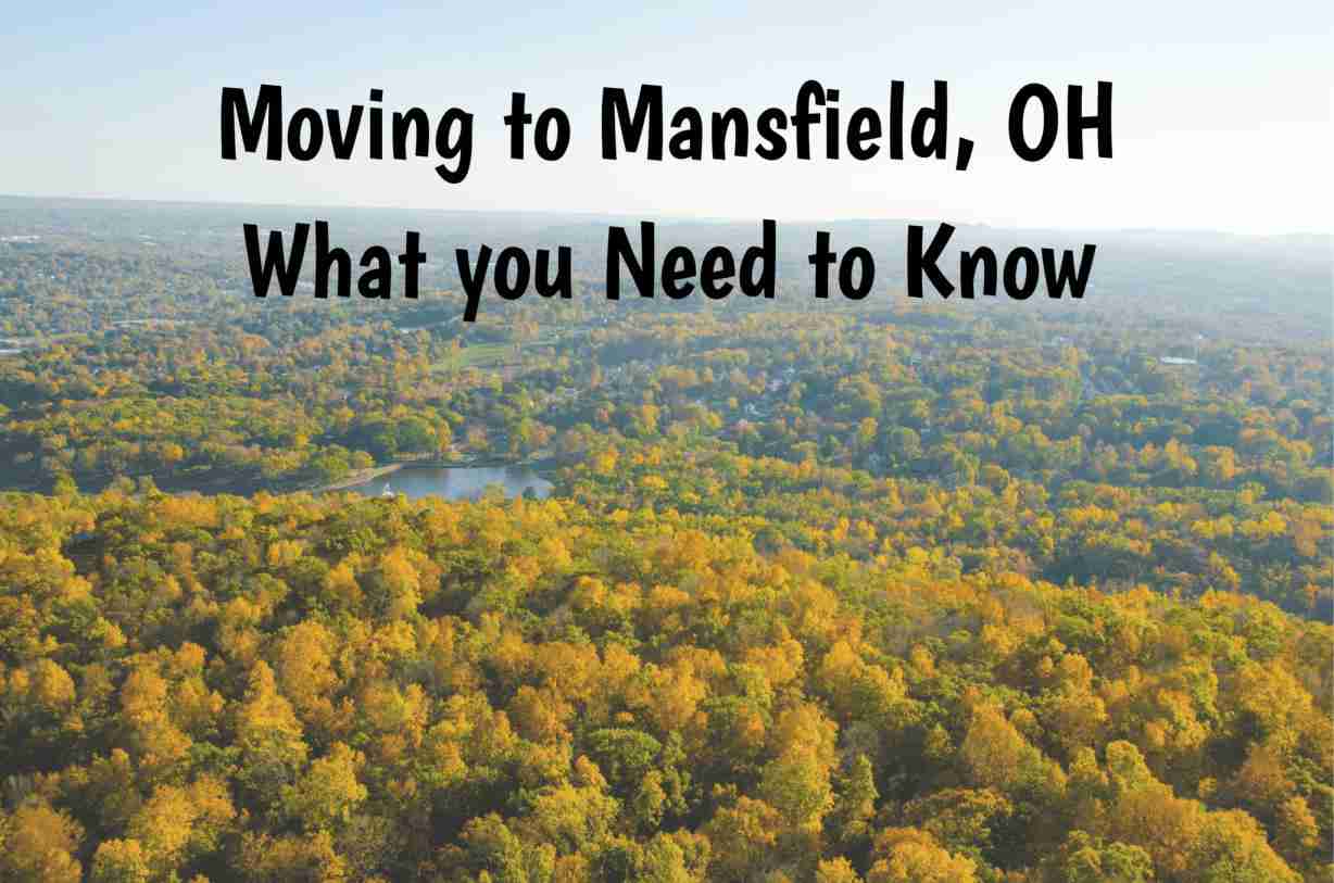 Aerial view of the Ohio countryside.