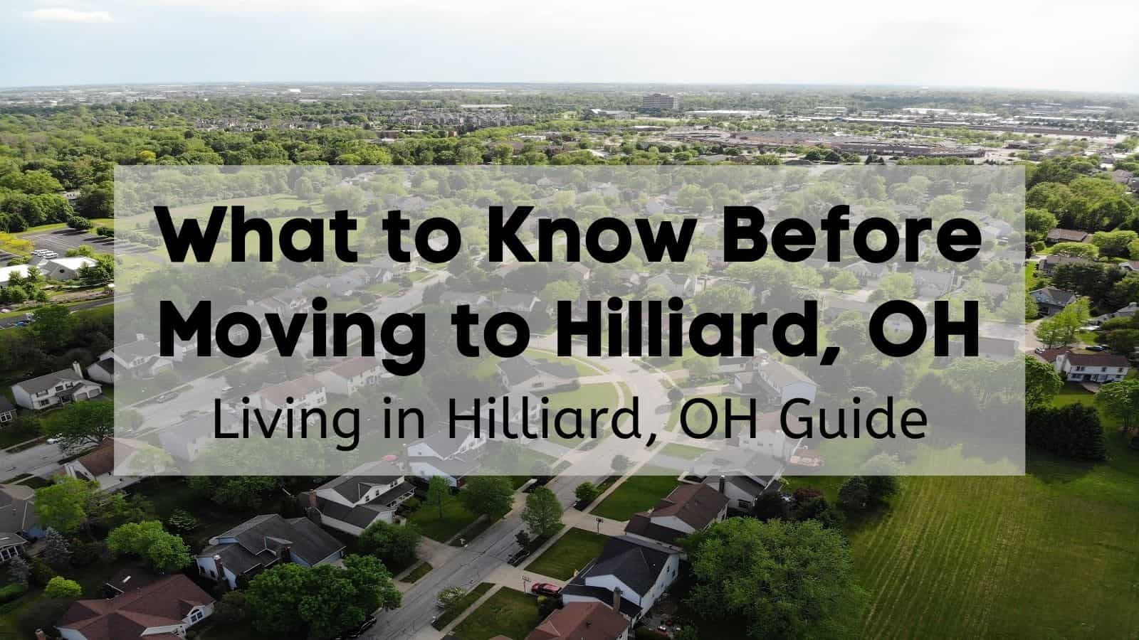 street map of hilliard ohio
