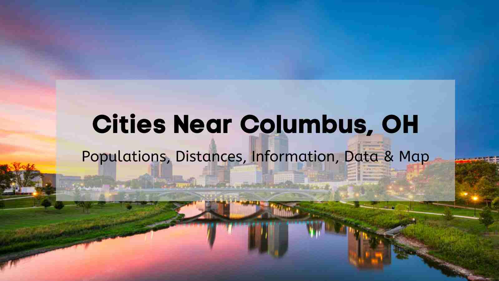 Cities Near Columbus