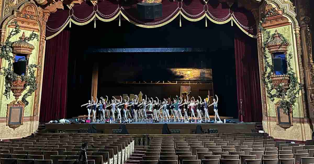 A group of students at the Meneer School of Dance on Main St