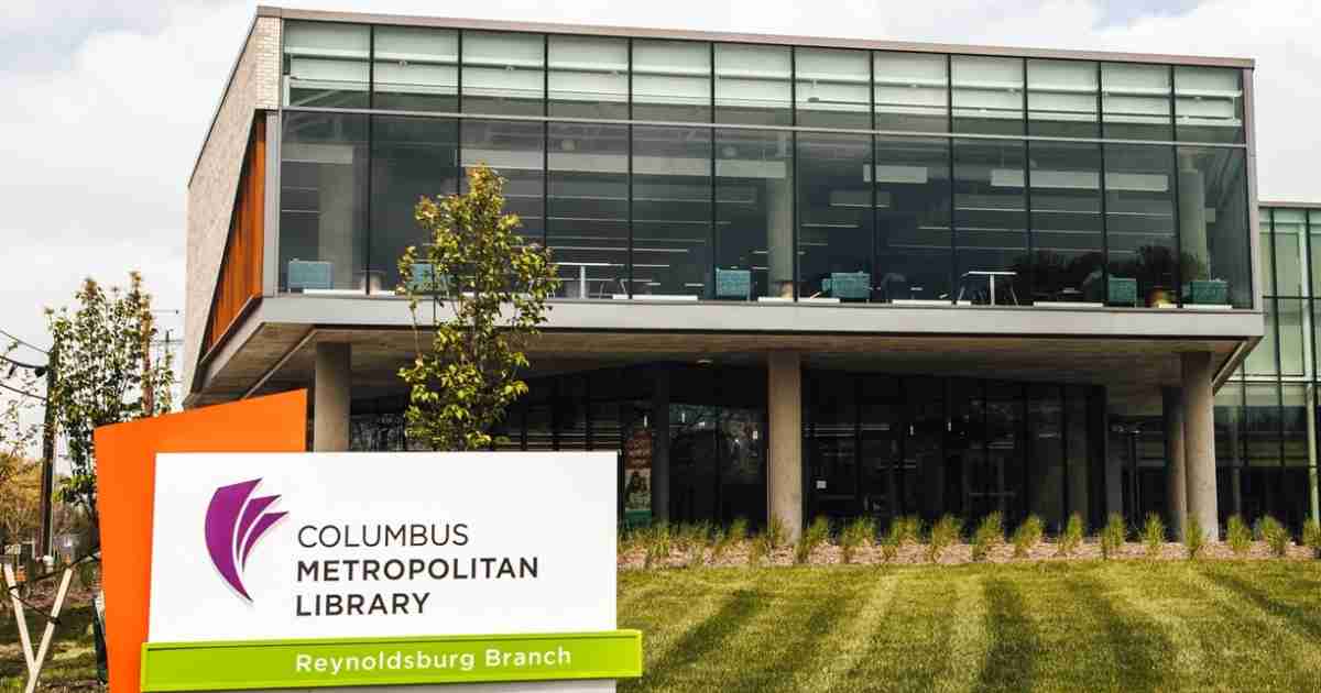 The exterior of the Reynoldsburg library
