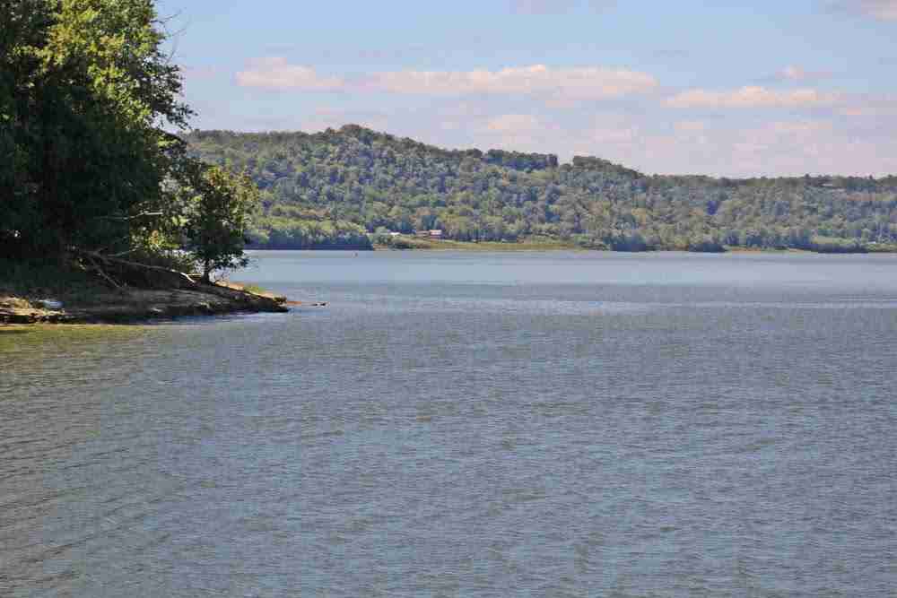 Where the Kentucky River flows into the Ohio River
