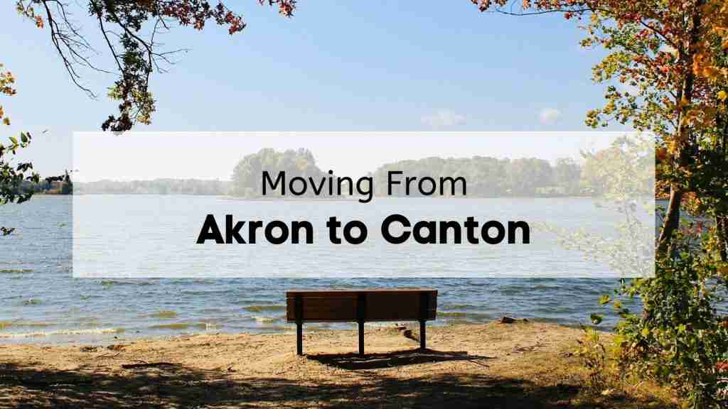 Bench overlooking a beautiful lake in Canton, Ohio.