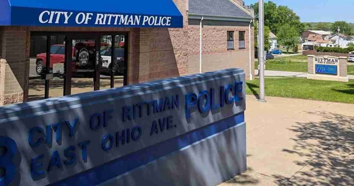 The exterior of the Rittman Police Department