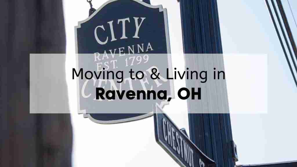 entrance sign to ravenna ohio