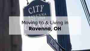 entrance sign to ravenna ohio
