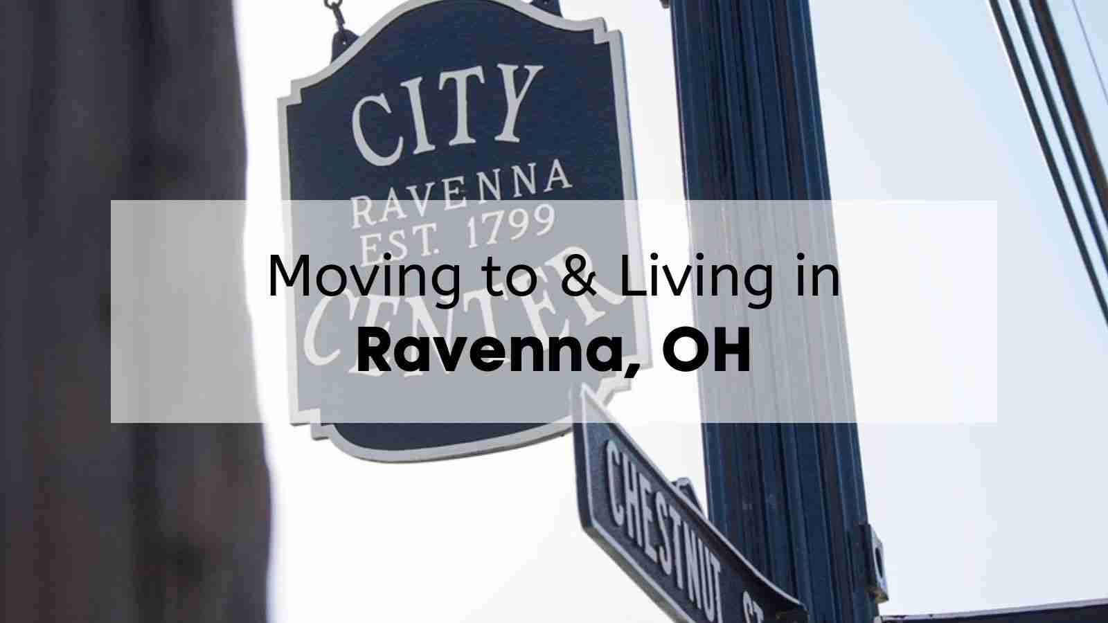 entrance sign to ravenna ohio